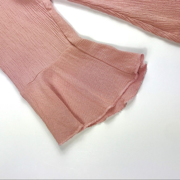 NINEXIS S/S Blouse, w/Flared Sleeves, Size M - Picture 7 of 8